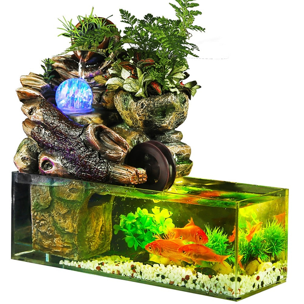 Aquarium style amazonien - Fontaine Raffinée -