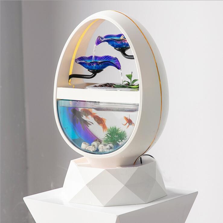 Petit aquarium design - Fontaine Raffinée -